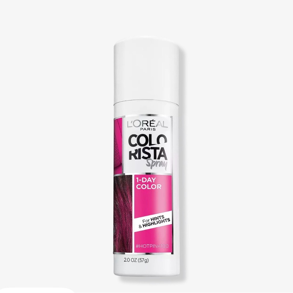 L'Oreal Colorista 1-Day Color Spray in Vibrant Pink